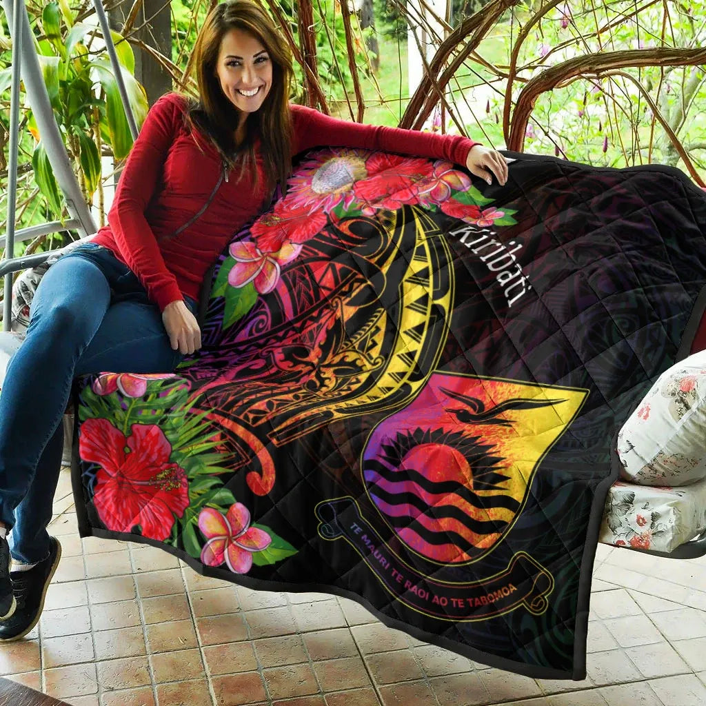 Kiribati Premium Quilt - Tropical Hippie Style