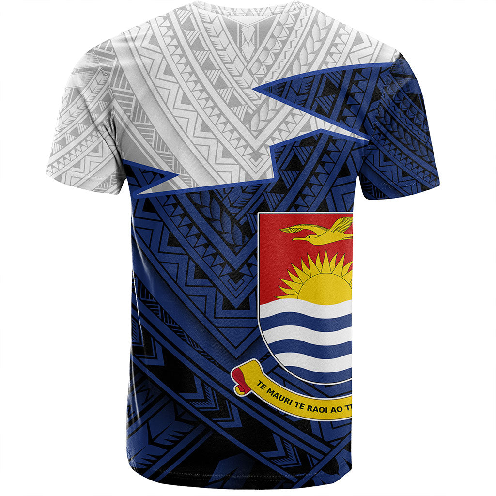 Kiribati T-Shirt Polynesian Tattoo Flag And Coat Of Arms