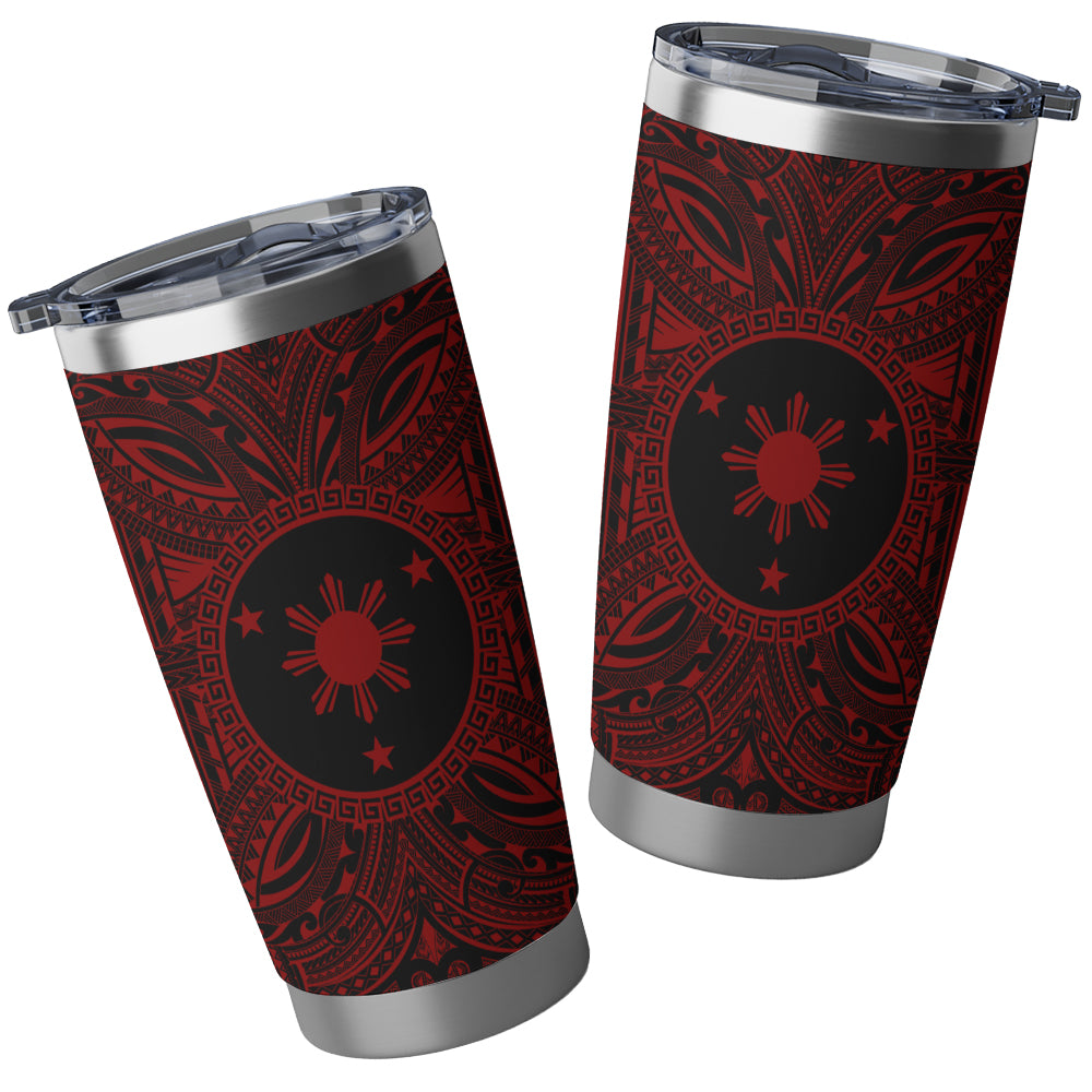 Philippines Filipinos Sun Patterns Tradition Style Tumbler