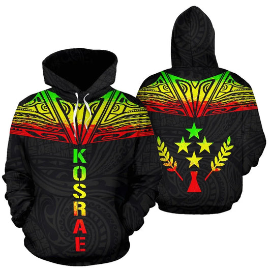 Kosrae All Over Hoodie - Reggae Neck Style
