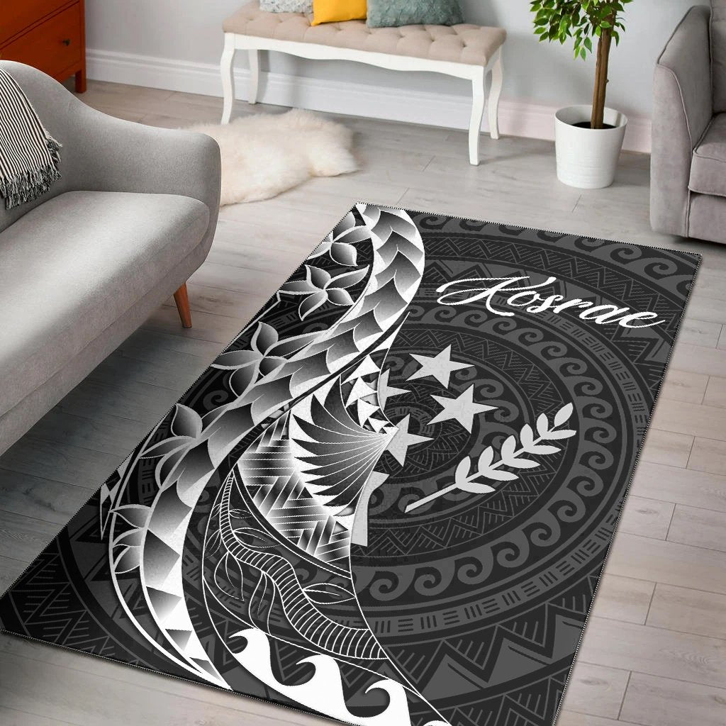 Kosrae Area Rug - Polynesian Pattern Style