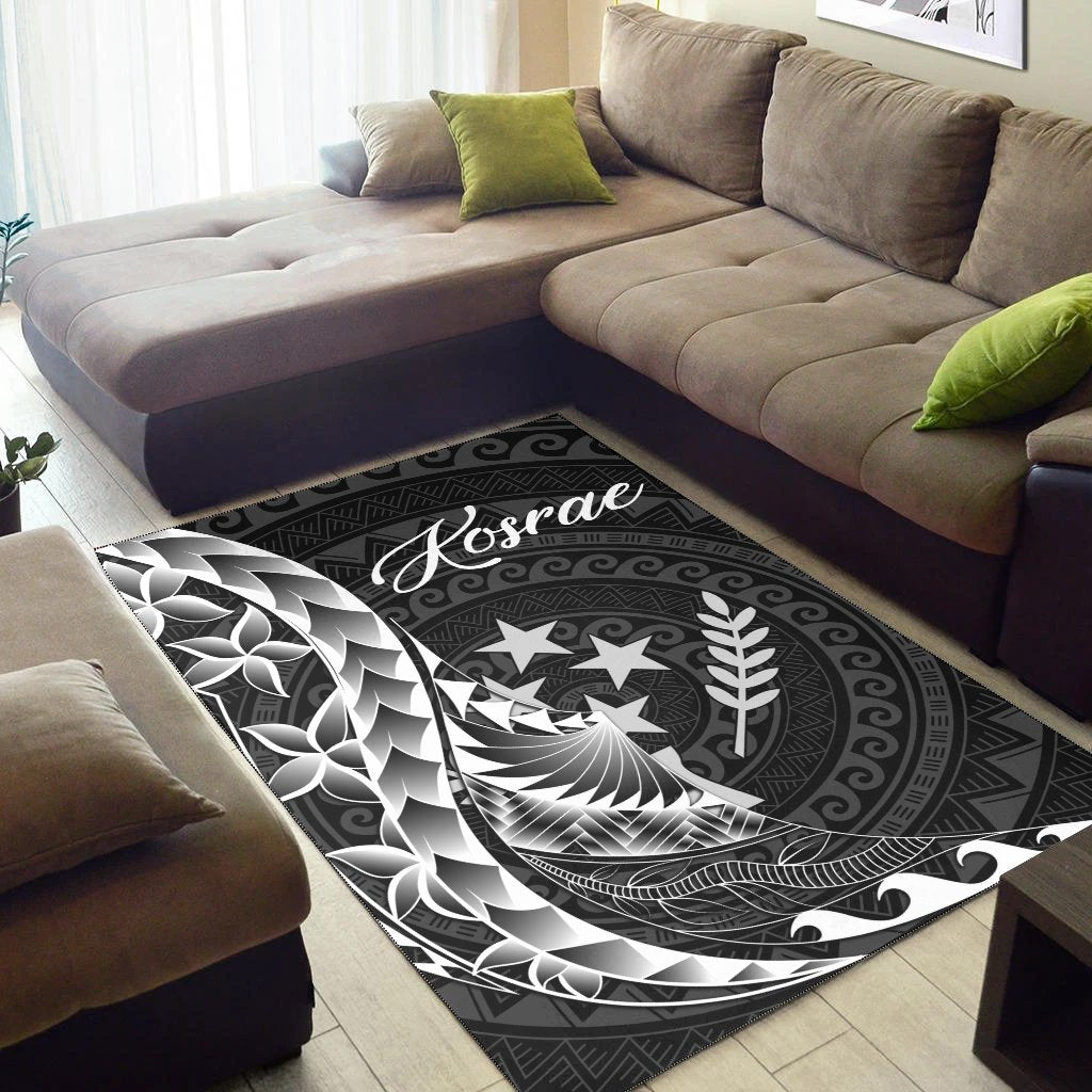 Kosrae Area Rug - Polynesian Pattern Style