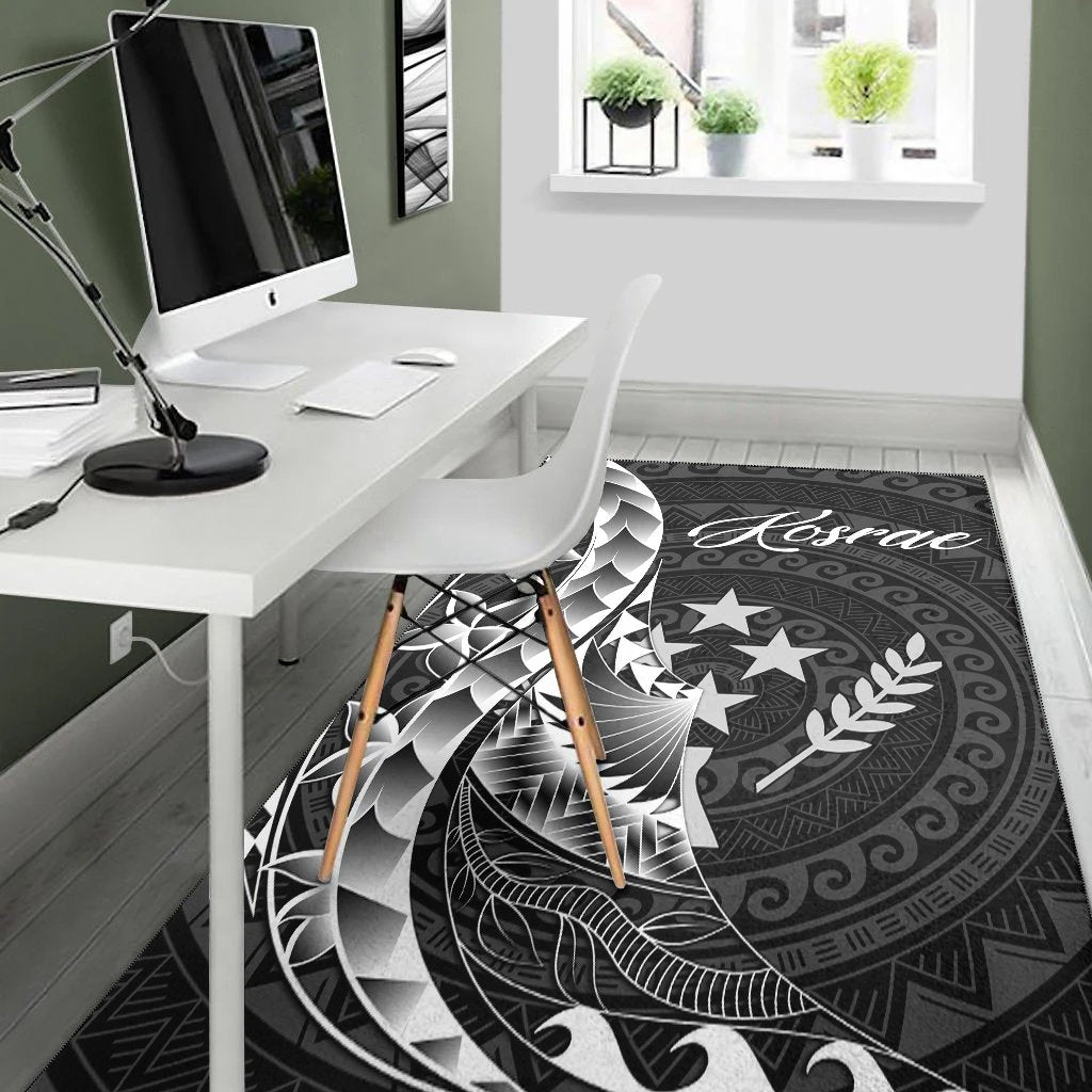 Kosrae Area Rug - Polynesian Pattern Style
