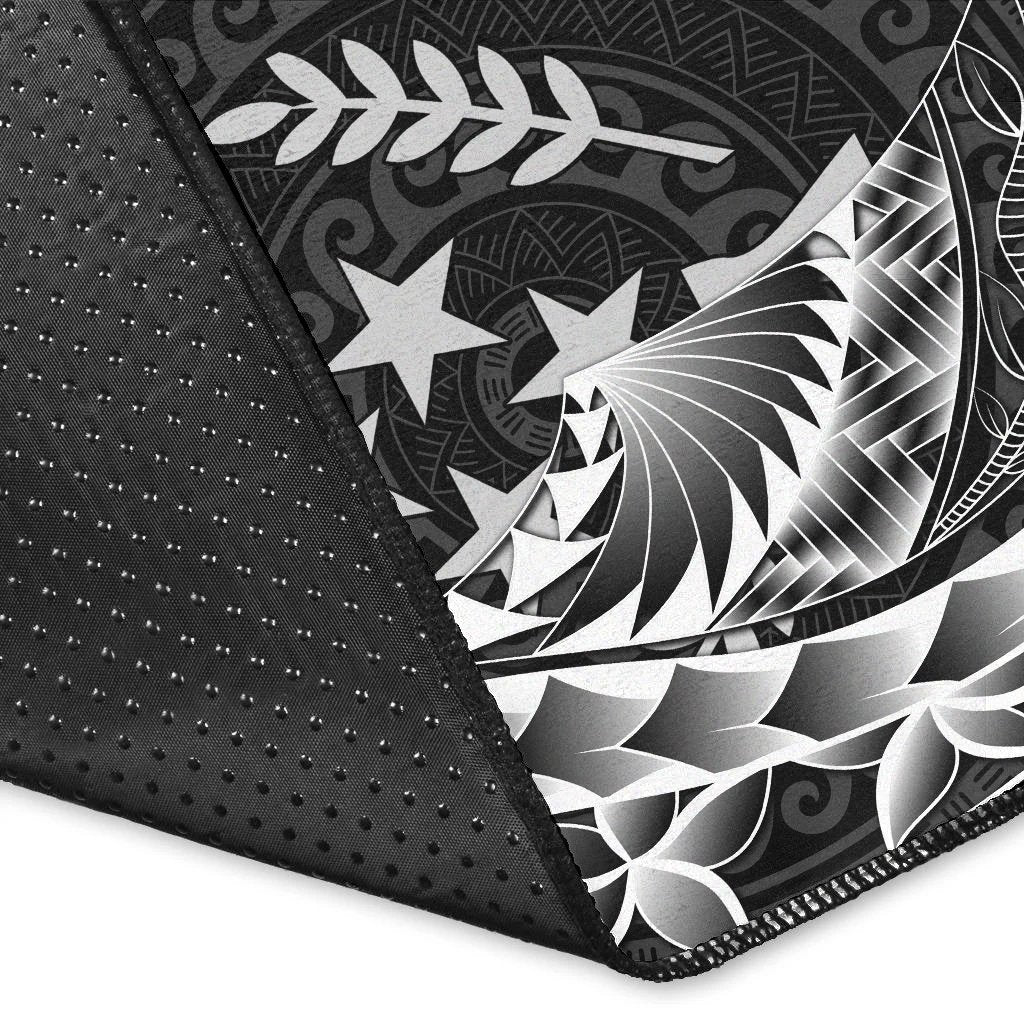 Kosrae Area Rug - Polynesian Pattern Style