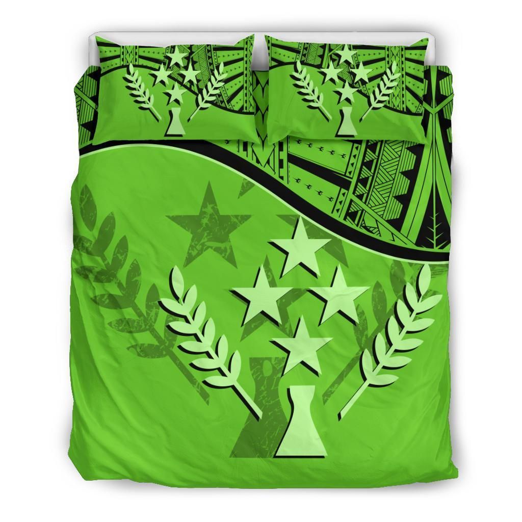 Kosrae Duvet Cover Set - Kosrae Flag Green