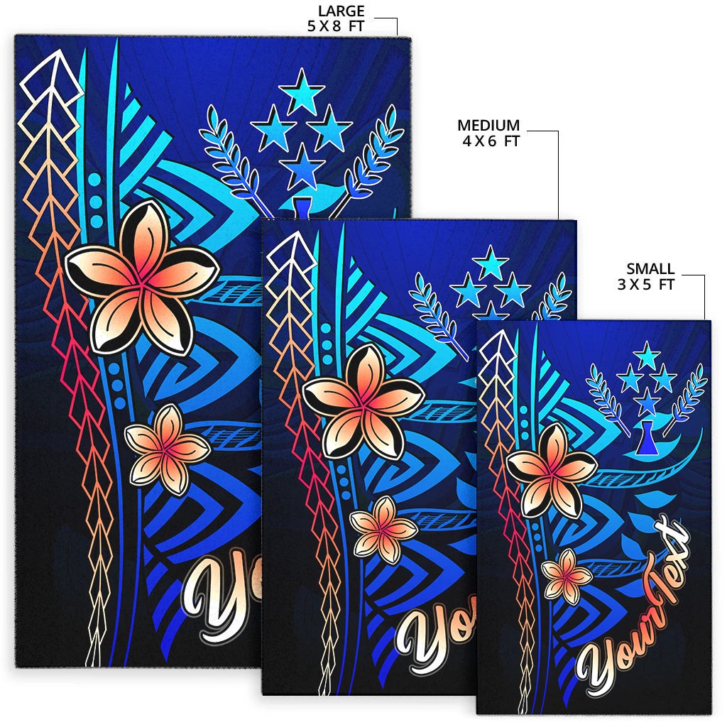 Kosrae Custom Personalised Area Rug - Vintage Tribal Mountain