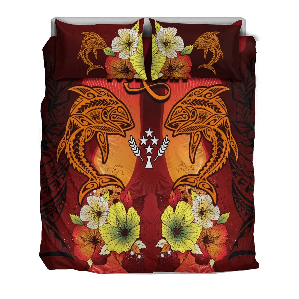Kosrae Custom Personalised Bedding Sets - Tribal Tuna Fish