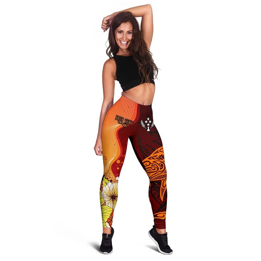 Kosrae Custom Personalised Legging - Tribal Tuna Fish