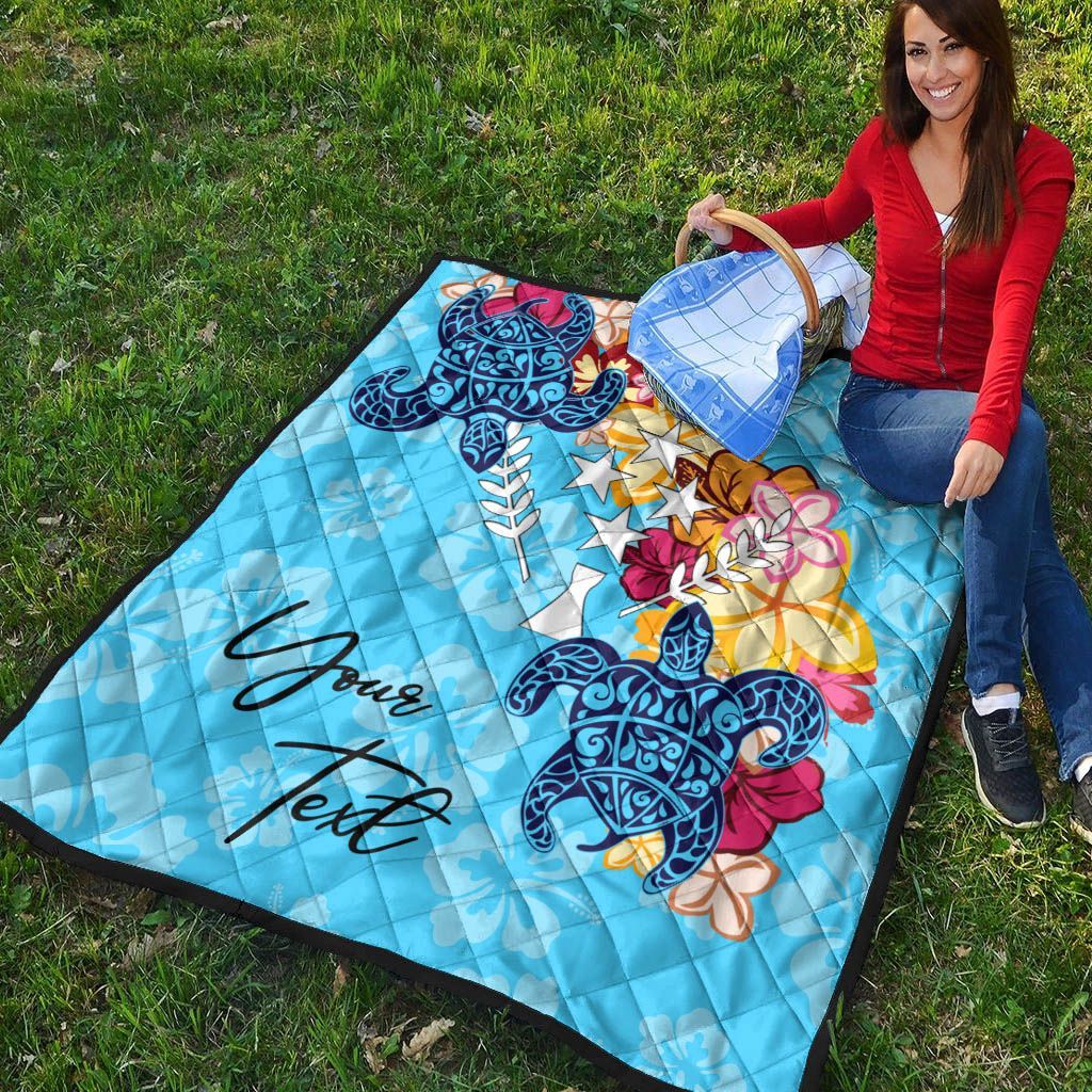 Kosrae Custom Personalised Premium Quilt - Tropical Style
