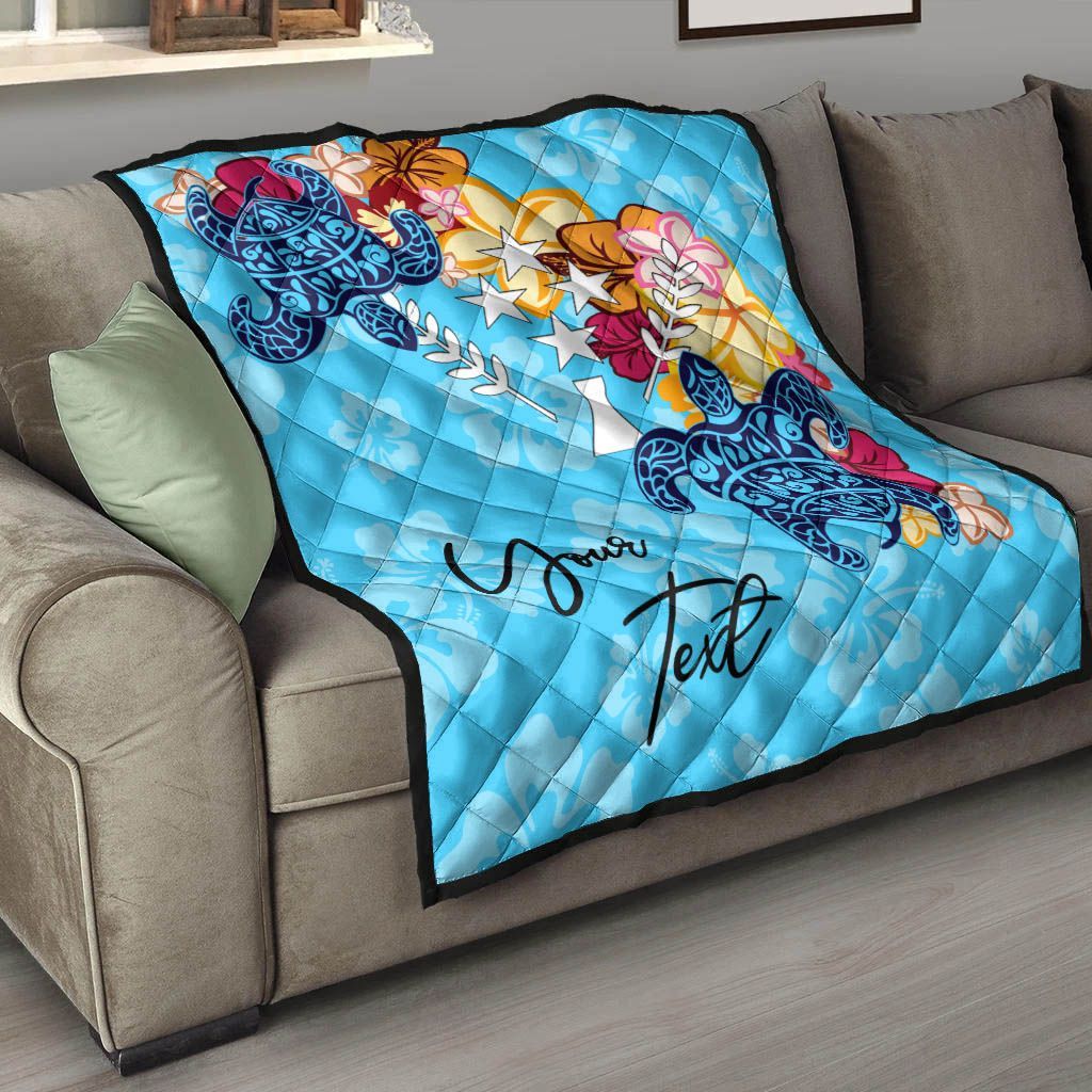Kosrae Custom Personalised Premium Quilt - Tropical Style