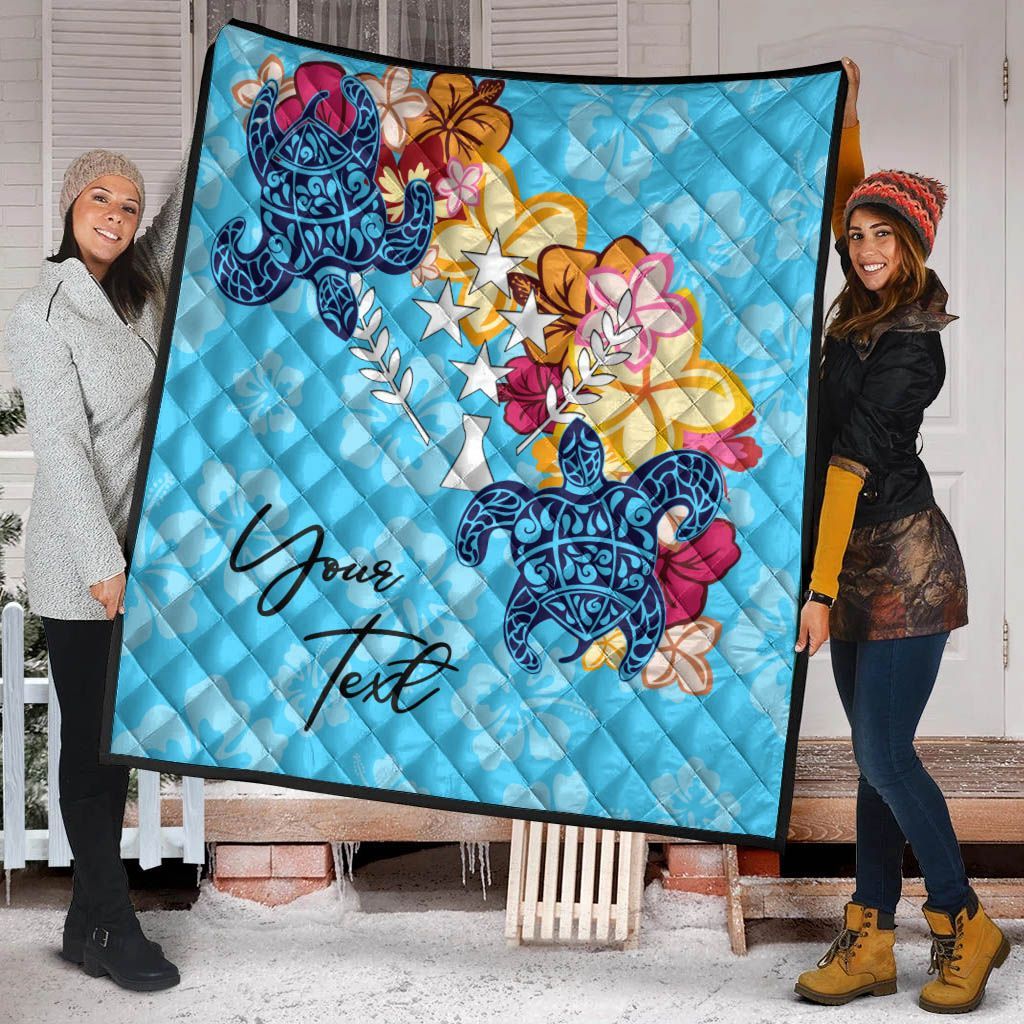 Kosrae Custom Personalised Premium Quilt - Tropical Style