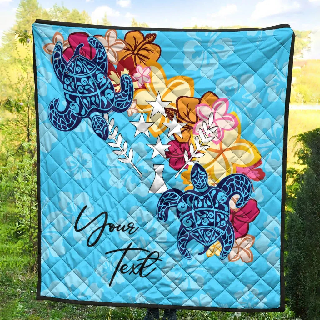 Kosrae Custom Personalised Premium Quilt - Tropical Style