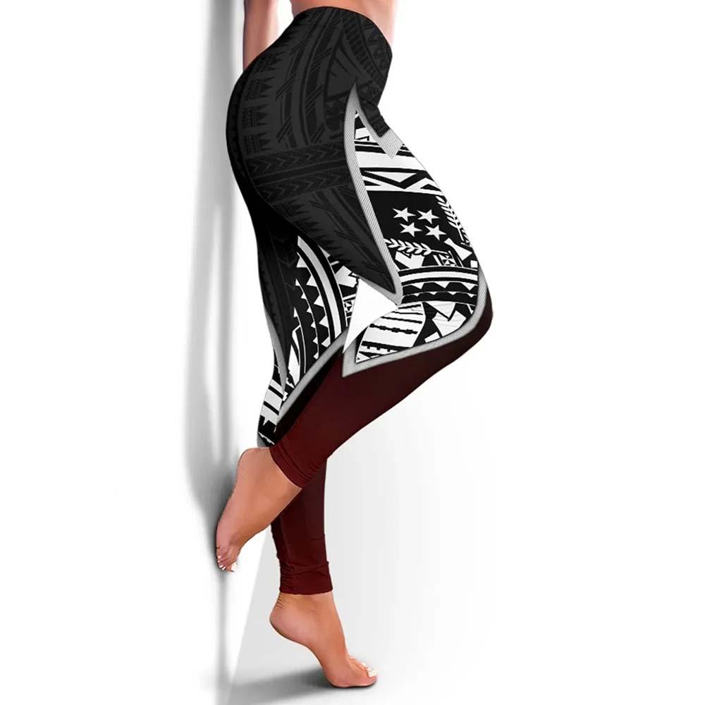 Kosrae Micronesian Women Legging - Lighting Piece