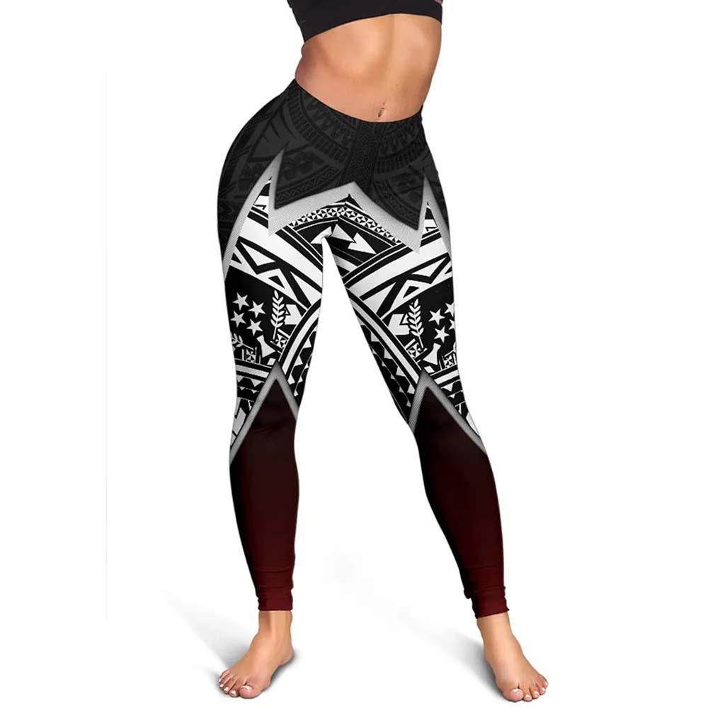 Kosrae Micronesian Women Legging - Lighting Piece