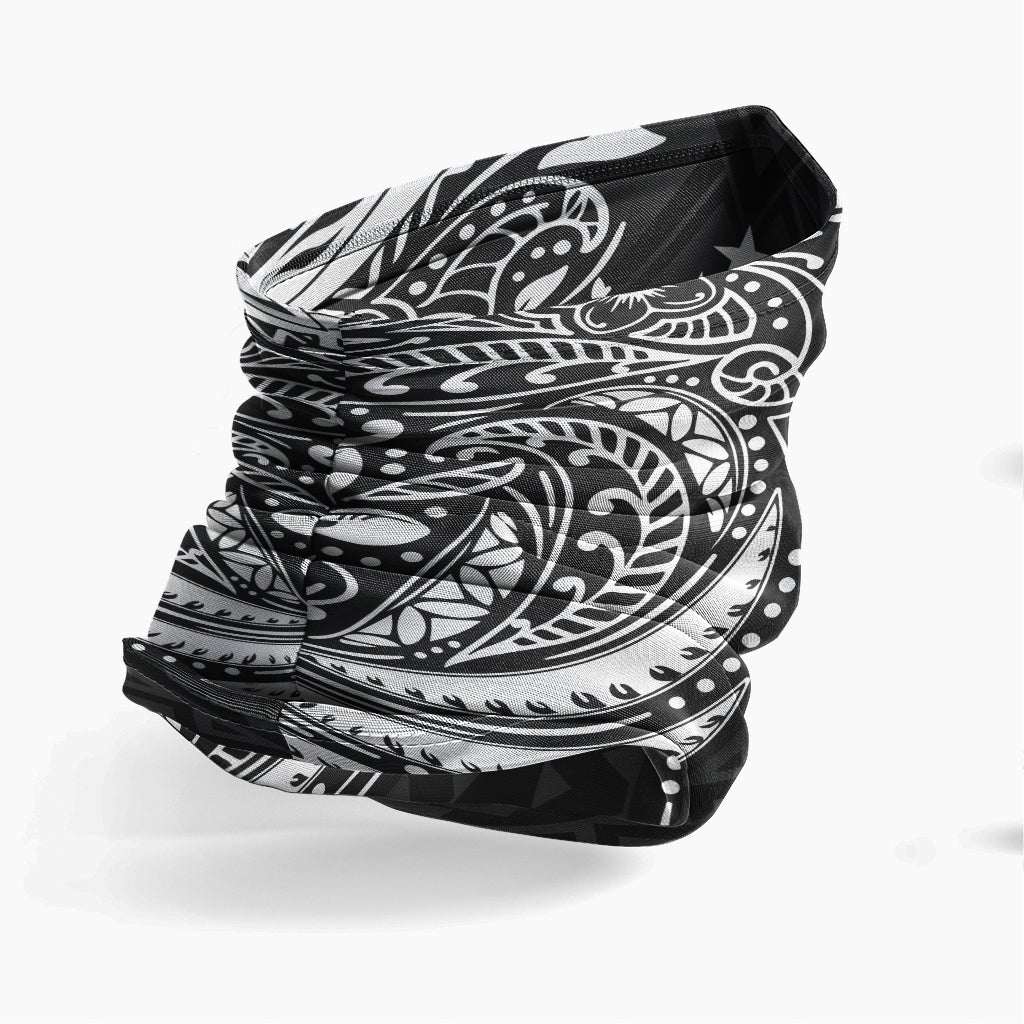 Kosrae Neck Gaiter - Floral Tattoo White
