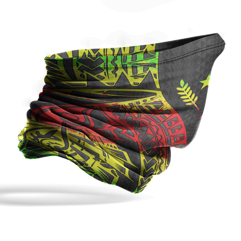 Kosrae Neck Gaiter - Polynesian Pattern Reggae