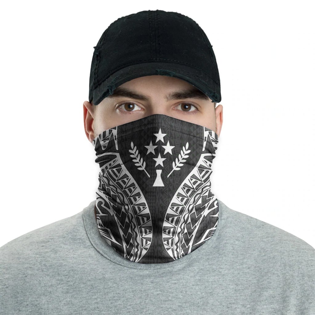 Kosrae Neck Gaiter - Polynesian Pattern White