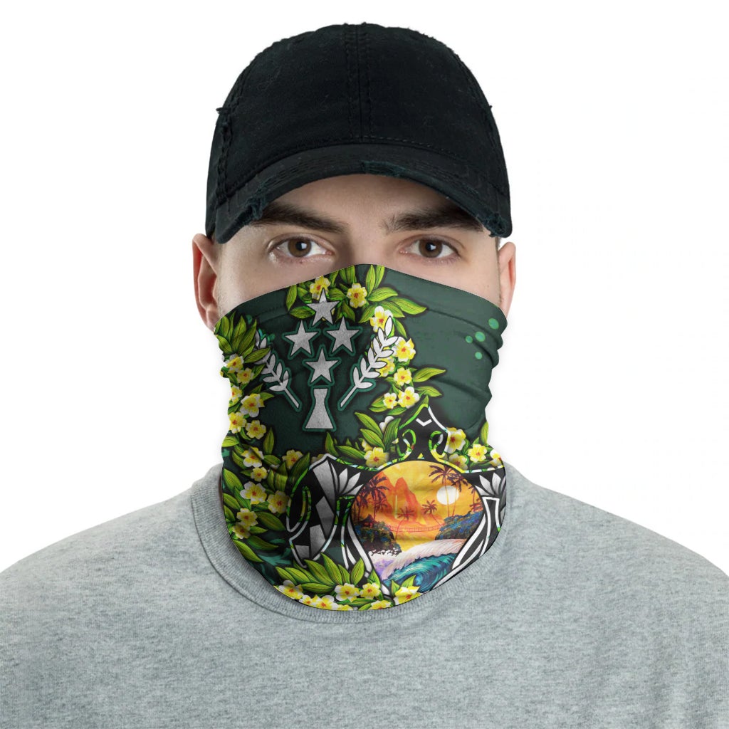 Kosrae Neck Gaiter - Ti Leaf Lei Turtle