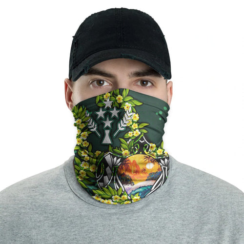 Kosrae Neck Gaiter - Ti Leaf Lei Turtle