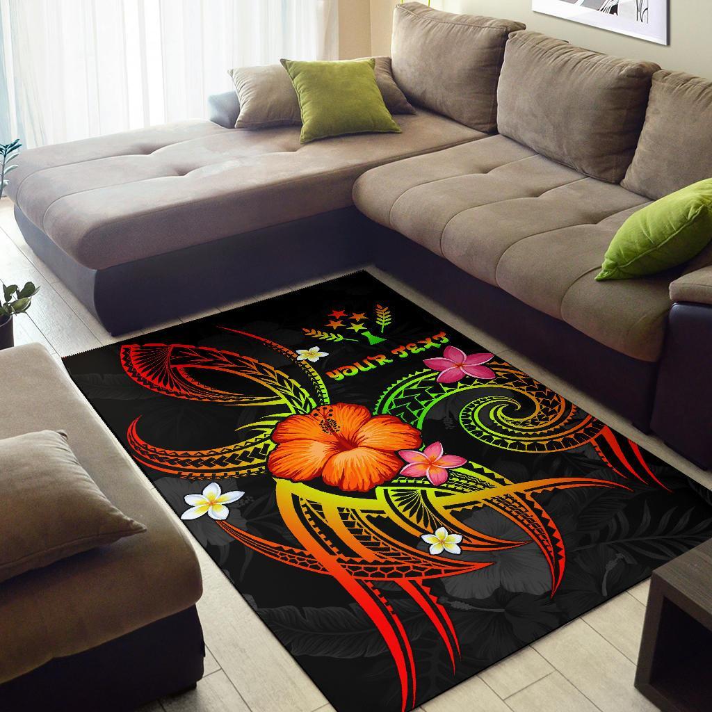 Kosrae Polynesian Personalised Area Rug - Legend of Kosrae (Reggae)