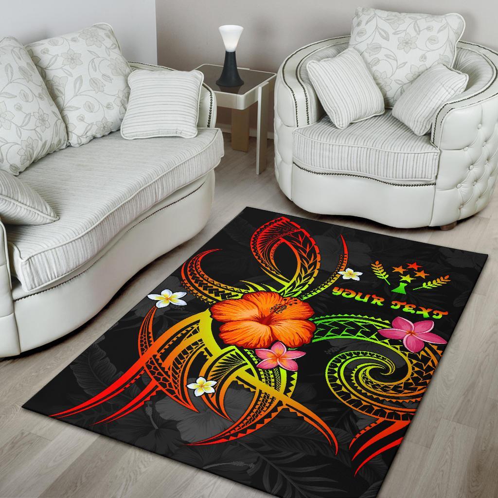 Kosrae Polynesian Personalised Area Rug - Legend of Kosrae (Reggae)