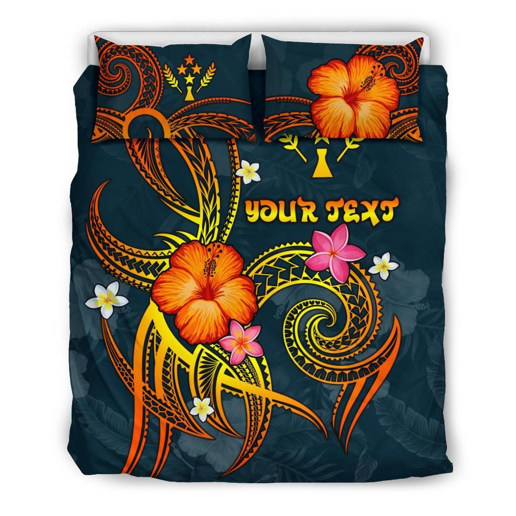 Kosrae Polynesian Personalised Bedding Set - Legend Of Kosrae (Blue)