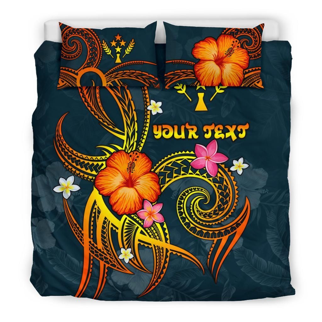 Kosrae Polynesian Personalised Bedding Set - Legend Of Kosrae (Blue)