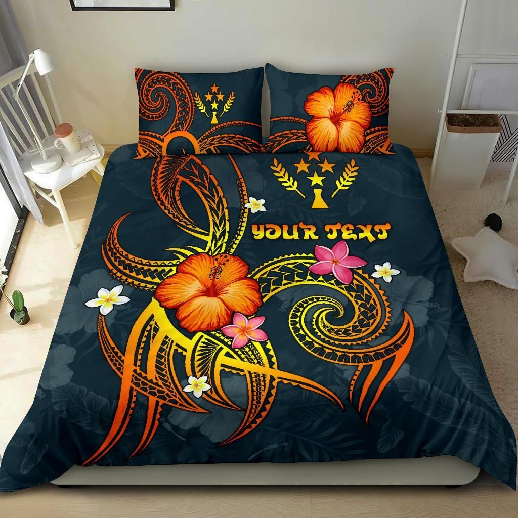 Kosrae Polynesian Personalised Bedding Set - Legend Of Kosrae (Blue)