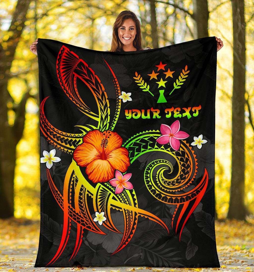 Kosrae Polynesian Personalised Premium Blanket - Legend of Kosrae (Reggae)