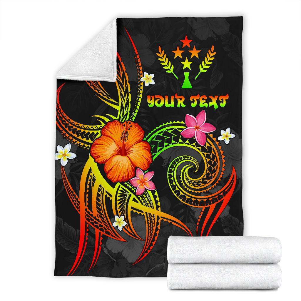 Kosrae Polynesian Personalised Premium Blanket - Legend of Kosrae (Reggae)