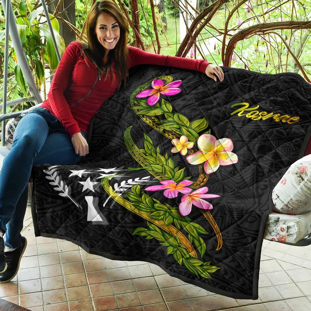 Kosrae Polynesian Quilt - Plumeria Tribal