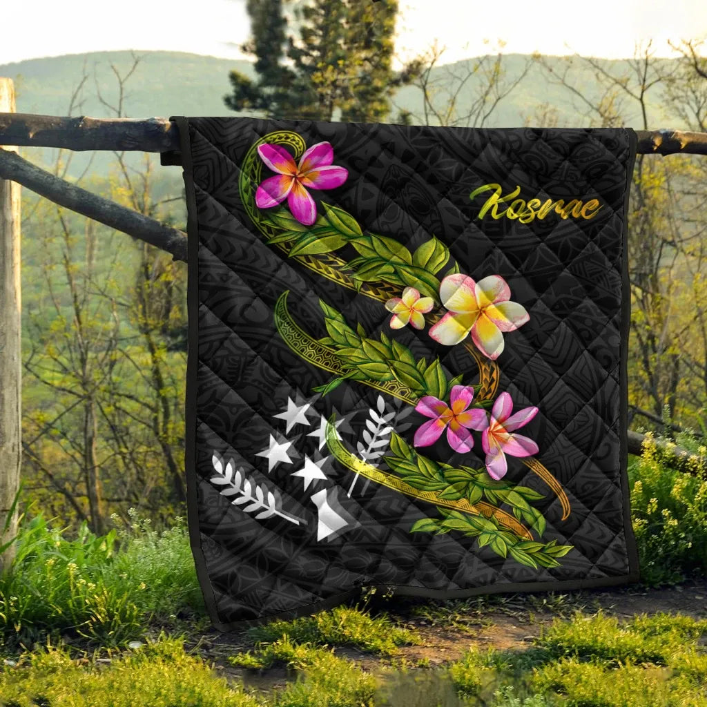 Kosrae Polynesian Quilt - Plumeria Tribal