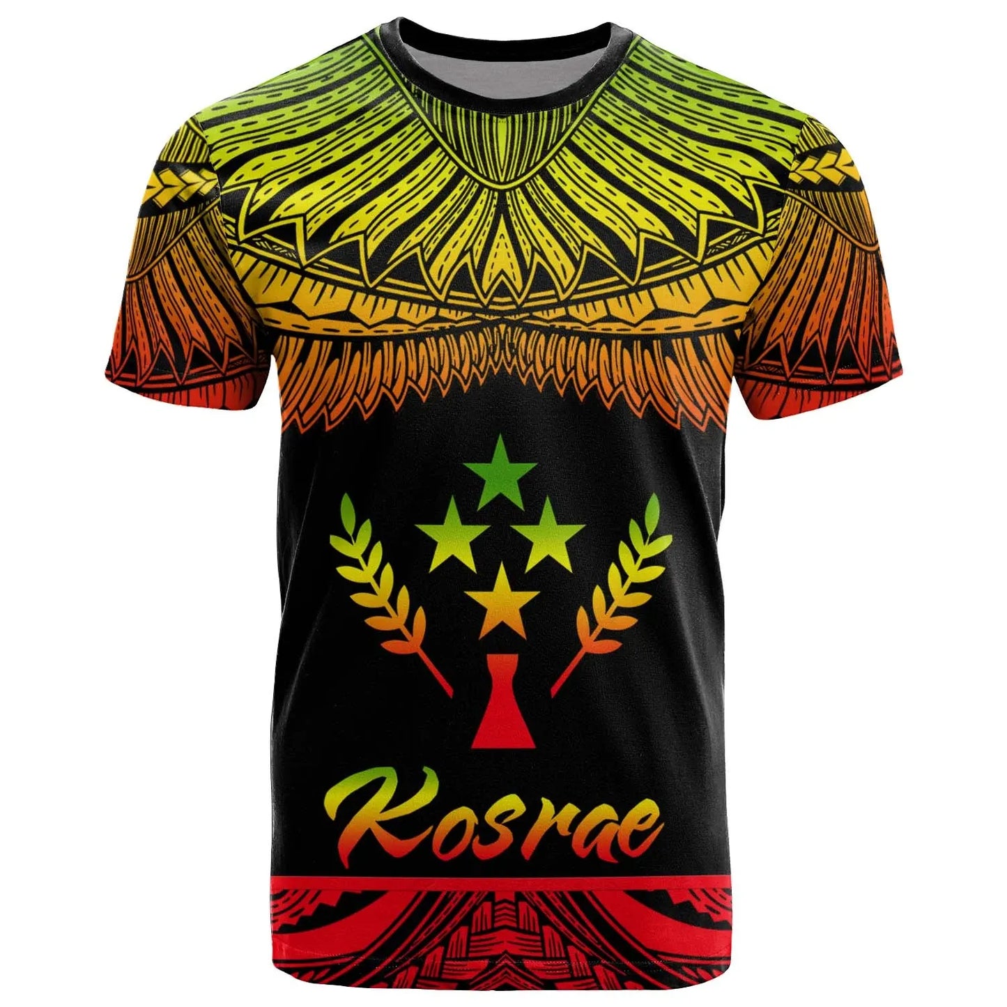 Kosrae Polynesian T-Shirt - Kosrae Pride Reggae Version