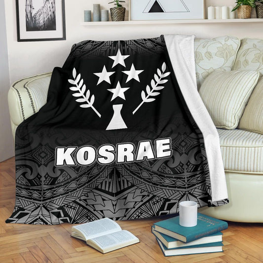 Kosrae Premium Blanket - Black Fog Style