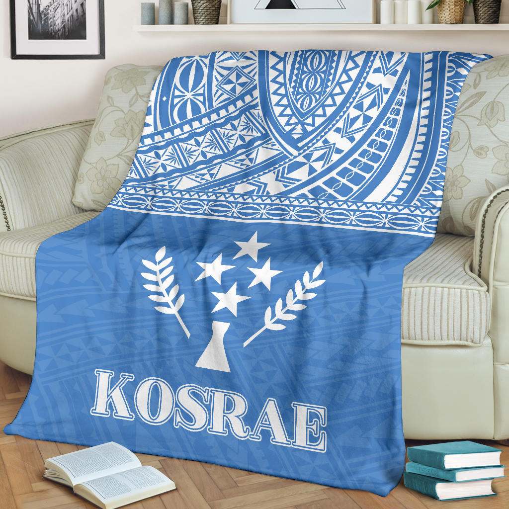 Kosrae Premium Blanket - Micronesian Blue Version