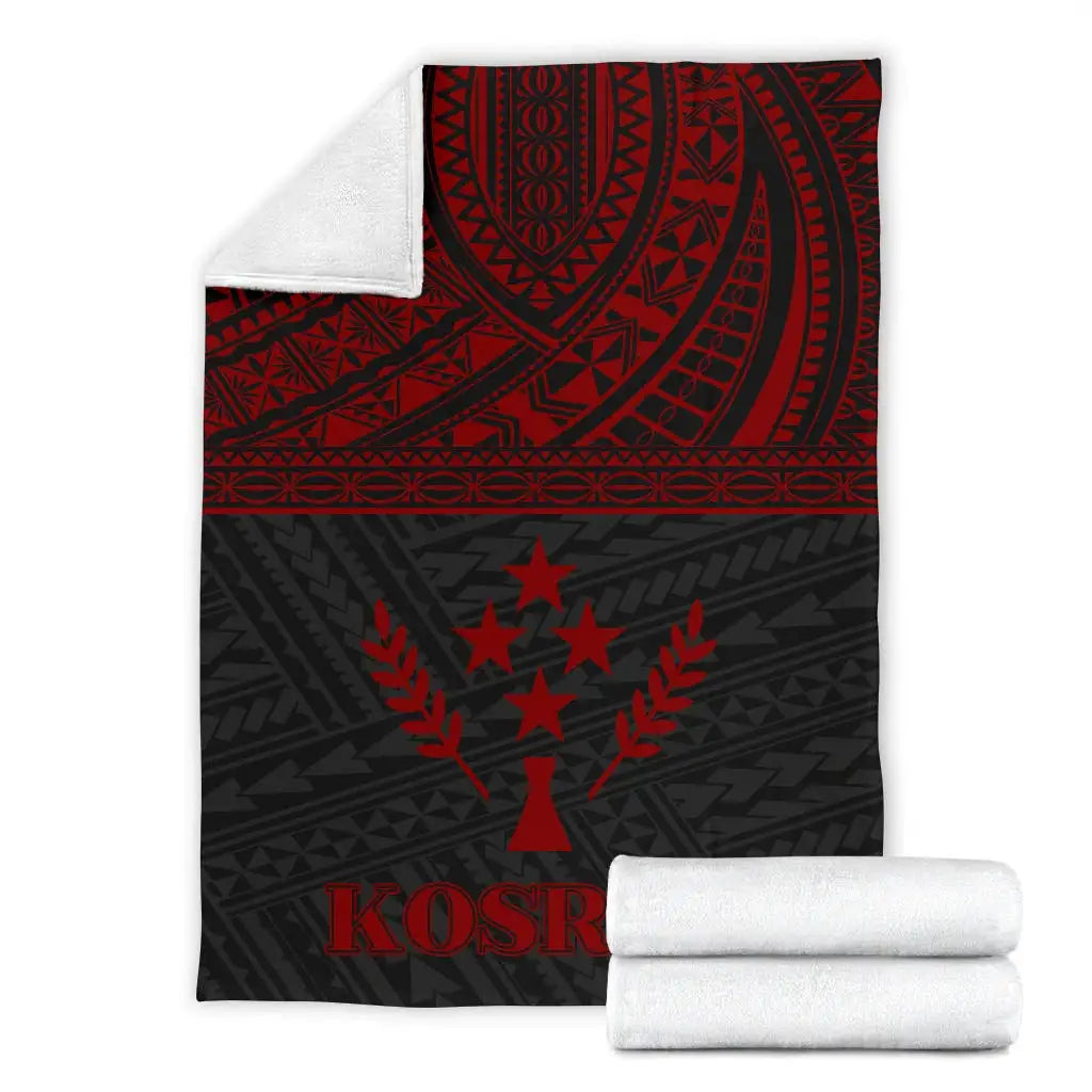 Kosrae Premium Blanket - Micronesian Red Version