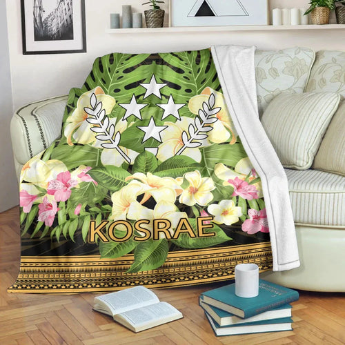 Kosrae Premium Blanket - Polynesian Gold Patterns Collection