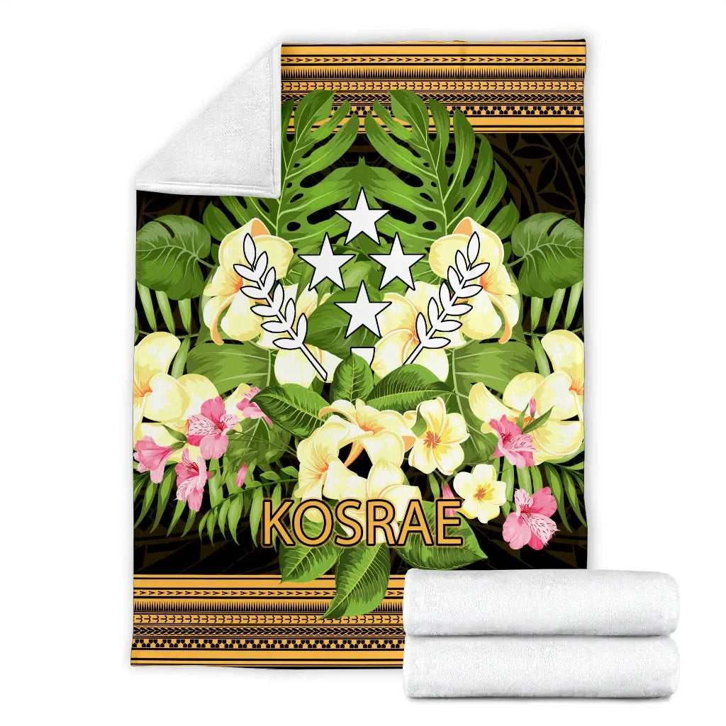 Kosrae Premium Blanket - Polynesian Gold Patterns Collection