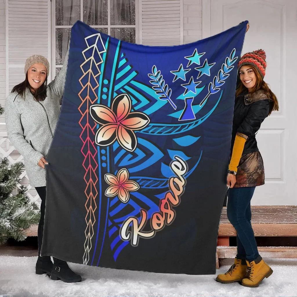 Kosrae Premium Blanket - Vintage Tribal Mountain
