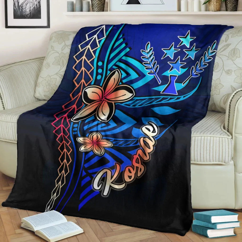 Kosrae Premium Blanket - Vintage Tribal Mountain