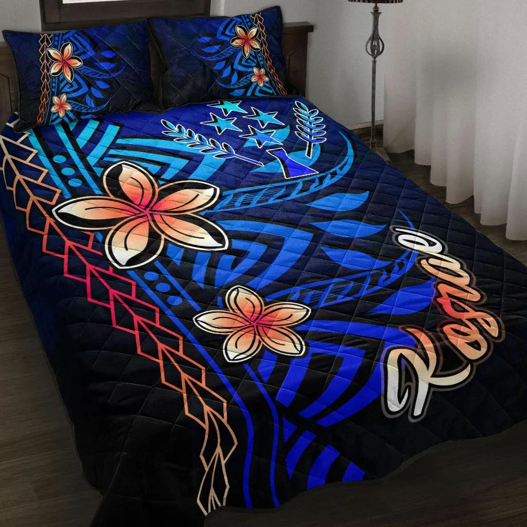 Kosrae Quilt Bed Set - Vintage Tribal Mountain