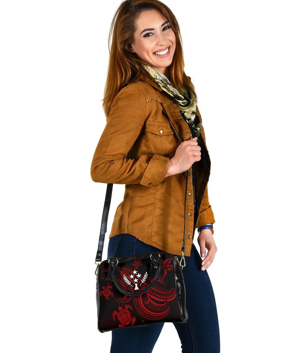 Kosrae Shoulder Handbag - Red Turtle