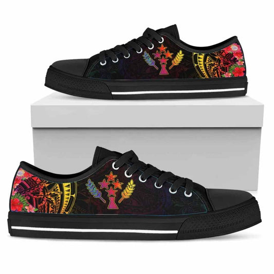 Kosrae State Low Top Shoes - Tropical Hippie Style