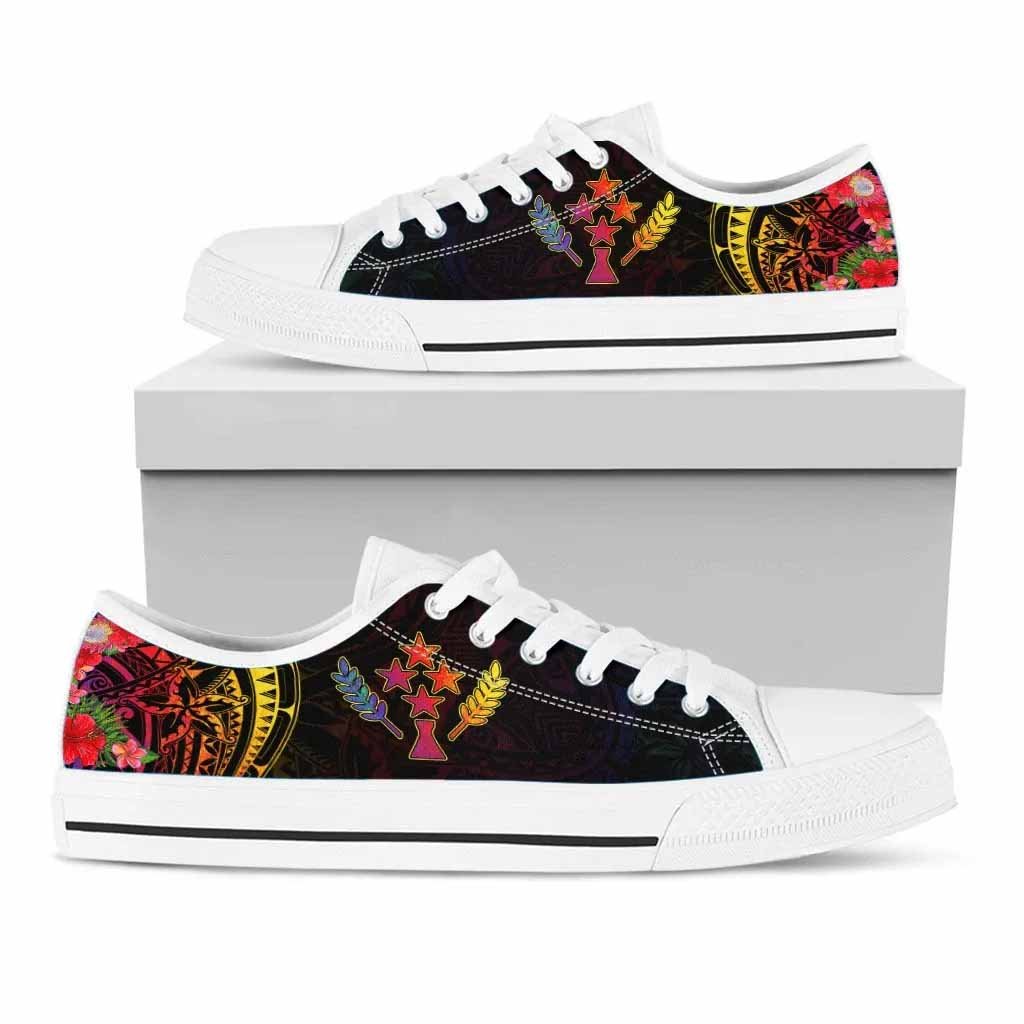 Kosrae State Low Top Shoes - Tropical Hippie Style
