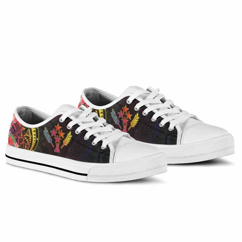 Kosrae State Low Top Shoes - Tropical Hippie Style