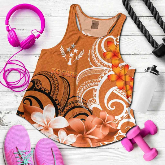 Kosrae Women Racerback Tank - Kosrae Spirit