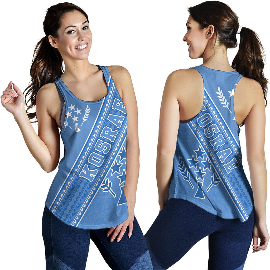Kosrae Women Tank Flag And Coat Of Arms