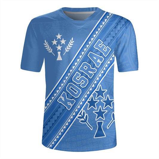 Kosrae Rugby Jersey Flag And Coat Of Arms