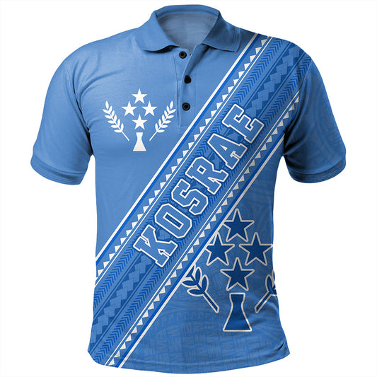 Kosrae Polo Shirt Flag And Coat Of Arms