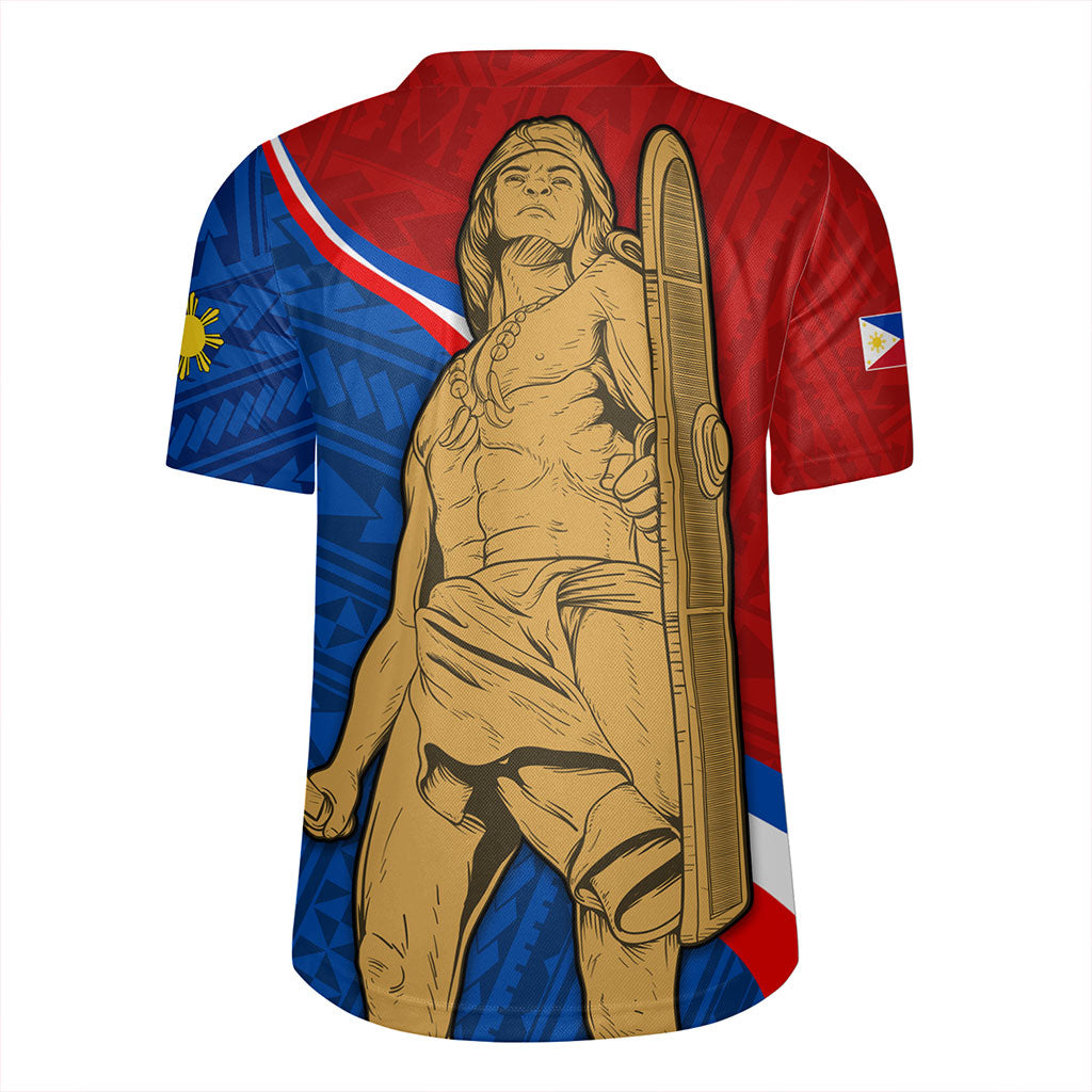 Philippines Filipinos Rugby Jersey Lapu-Lapu Hero With Polynesian Pattern